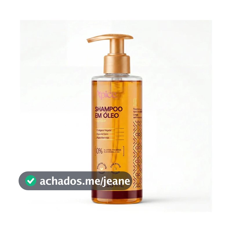 Shampoo Óleo Elixir Ápice 210ml