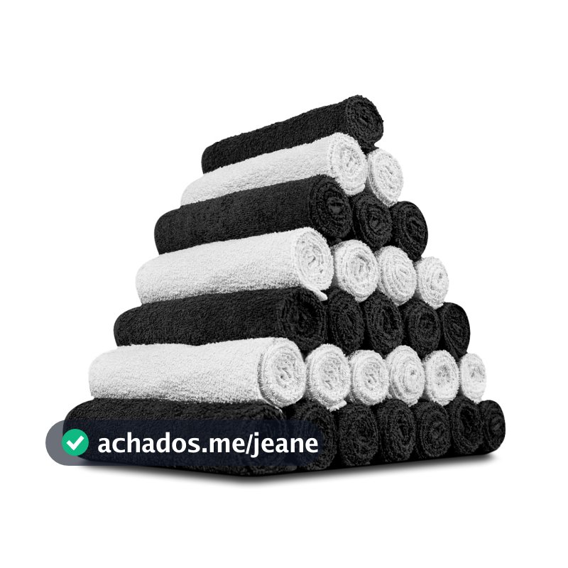 Kit C/10 e 5 Toalhas de Rosto P/ Salão 45x70 - 100 % algodão - Direto de fábrica