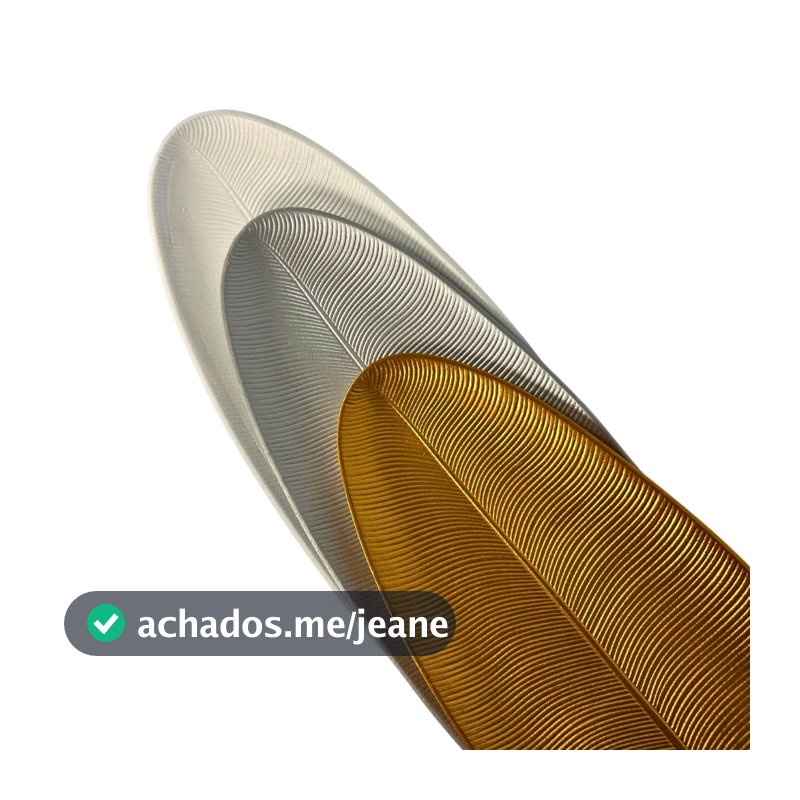 Bandeja Decorativa 58 cm x 21 cm em Resina de Madeira - Design Moderno e Fino