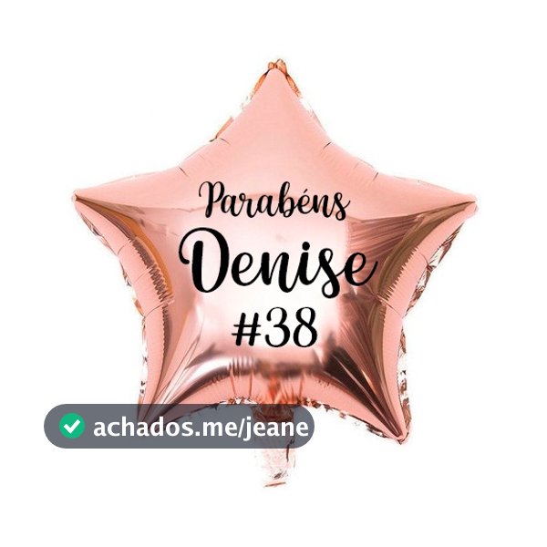 Balão Metalizado Personalizado Formato Estrela Varias Cores