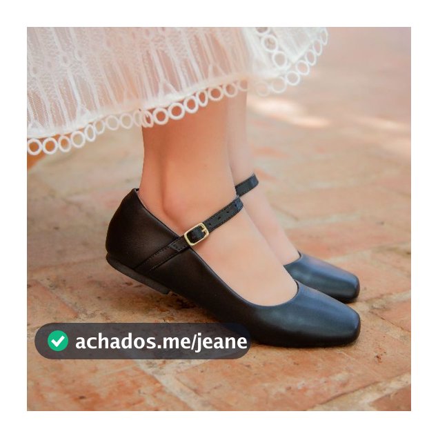 Sapatilha Boneca Feminina Bico Quadrado Sapato Feminino