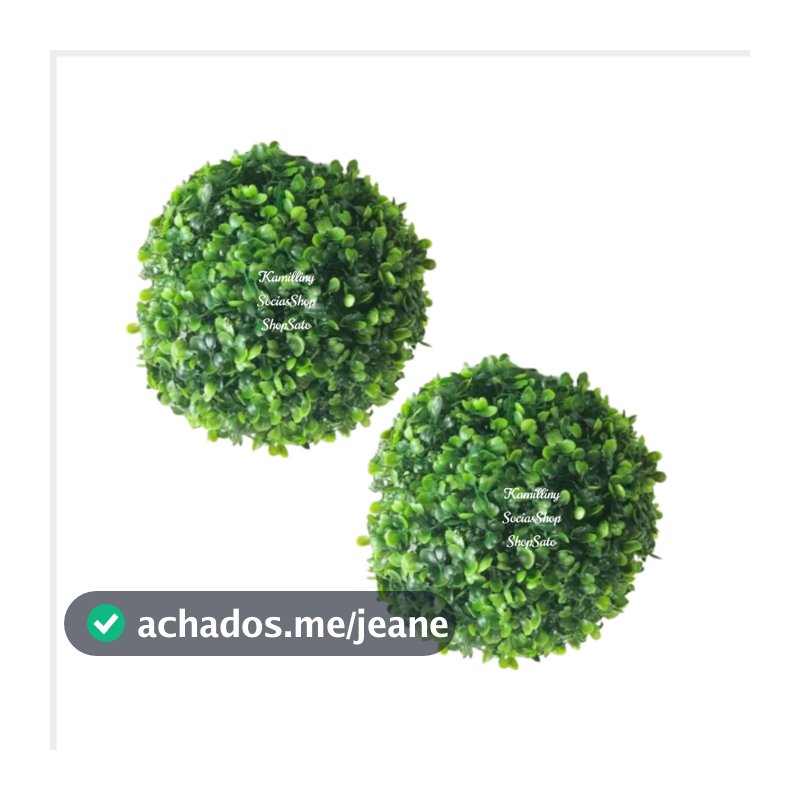 Kit 2 Unidades Buchinhos 13CM Grama Artificial Decoração Verde Enfente