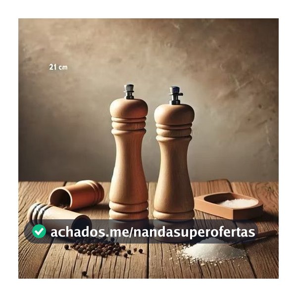 Moedores De Sal Pimenta Especiarias Em Madeira Premium Decoração da cozinha 40,5X26X2