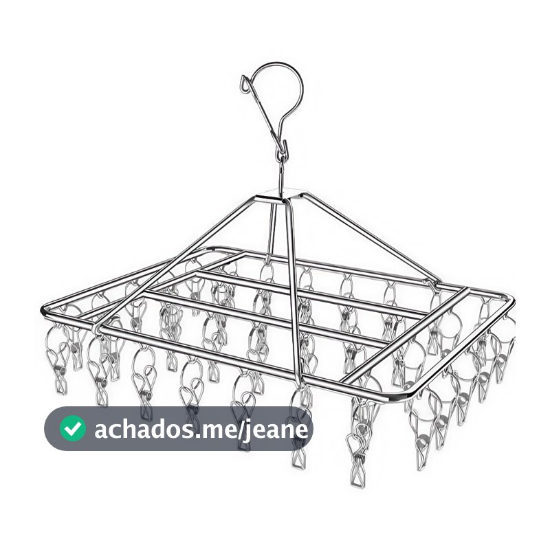 Varal 40 Prendedores Para Roupa Intima Para Calcinha Meia Cueca Reforçado inox 08/10/20/60 Prendedores
