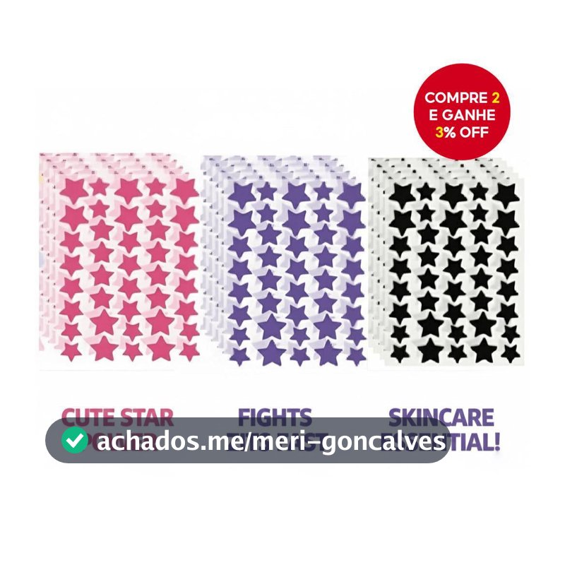 Adesivos hidrocolóides anti-acne para espinhas; cuidado inverno; presente ideal Natal/Ano Novo