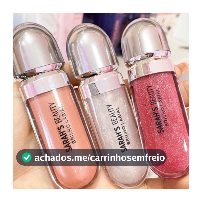 KIT 6/3 Gloss Labial Sara Sarah's Beauty brilho intenso o BEST Hot Sale