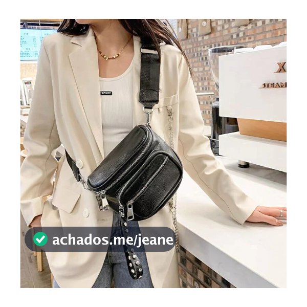 Bolsa Feminina Estilo Pochete Transversal Grande Espaçosa RC-6035
