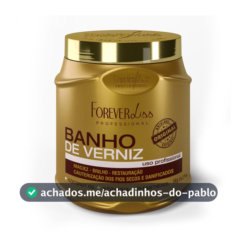 Banho De Verniz Máscara 1Kg Forever Liss