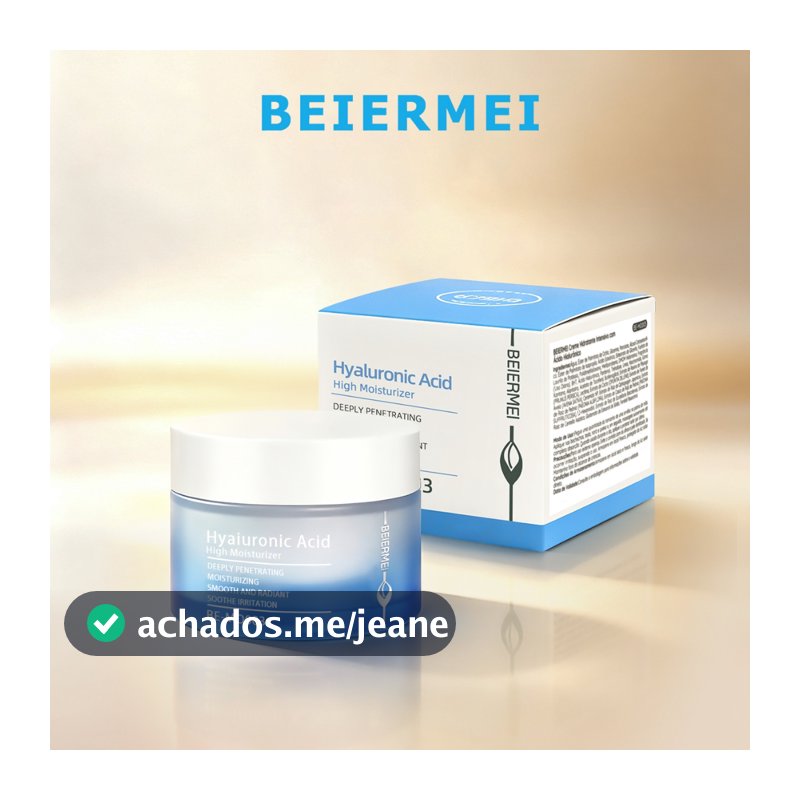 BEIERMEI Creme Hidratante Facial Hyaluronic Acid High Moisturizer 30ml Hidratação intensa e penetrante