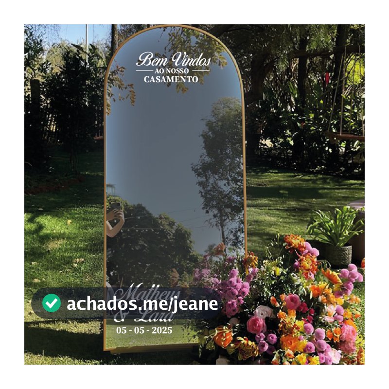 ADESIVO para espelho decorativo para casamento LEIA O ANUNCIO COMPLETO