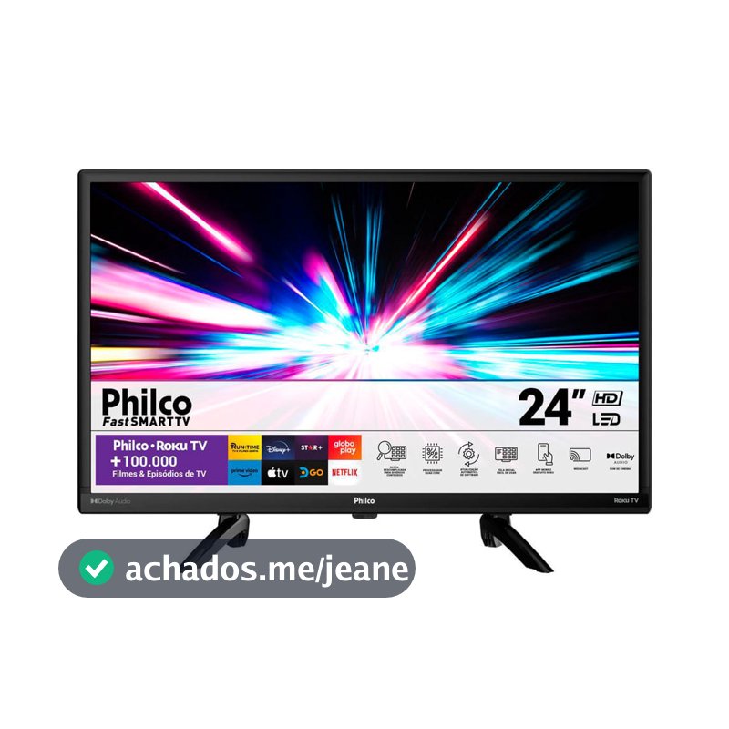 TV LED Smart Philco PTV24G5YR2CP 24"