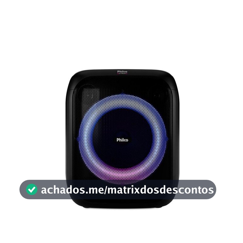 Caixa de Som Philco Extreme Flash Lights 380W PCX4800