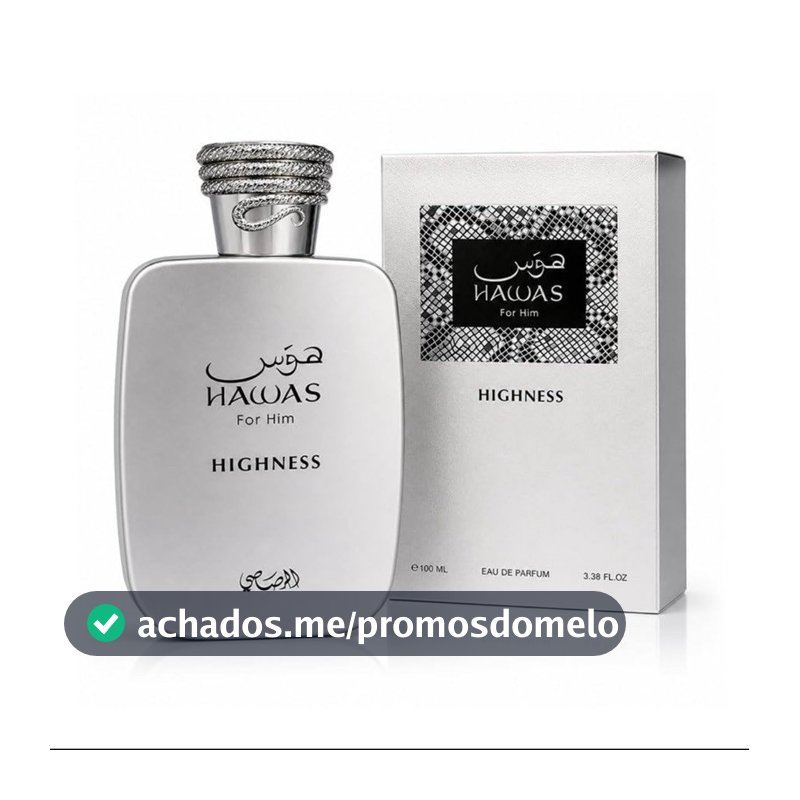 Perfume Rasasi Hawas Highness EDP 100ml Masculino — Lançamento 2026