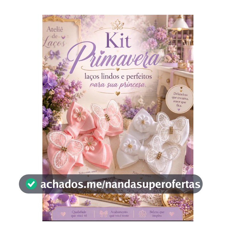 PARZINHOS PRIMAVERA PARA MENINAS .