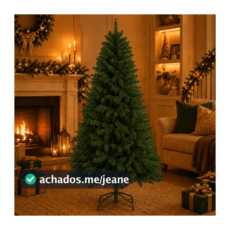Árvore De Natal 1,50m Pinheiro 500 Galhos Premium Tradicional Verde