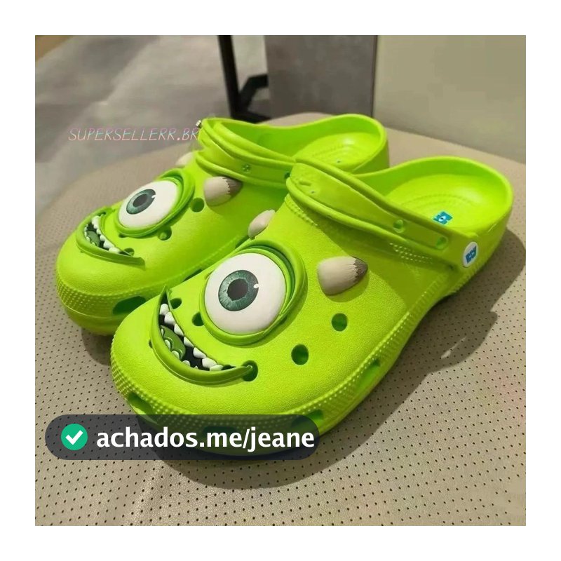 Sandálias Cartoon Monster Light Para Crianças E Adultos-Design Confortável De Verão