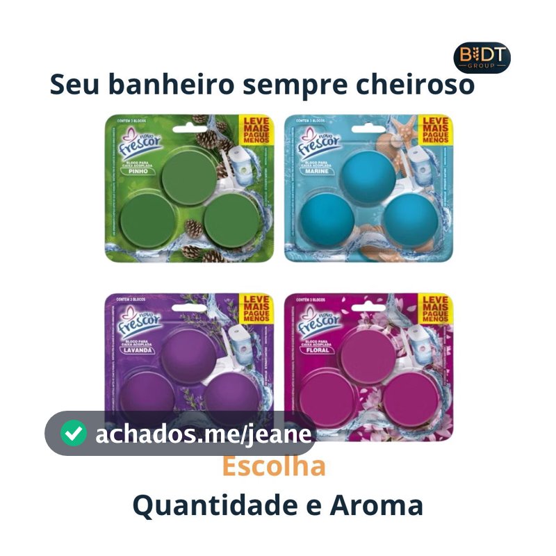 Kit com Até 9 Blocos Sanitário Acoplada Pastilha Tablete p Caixa Acoplada Pedra Sanitária Limpa Desinfeta