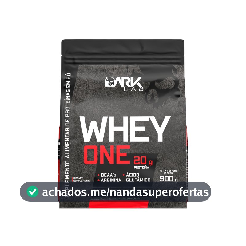 Whey Protein One Refil 900g Dark Lab - Proteina com BCAA, Glutamina, Arginina