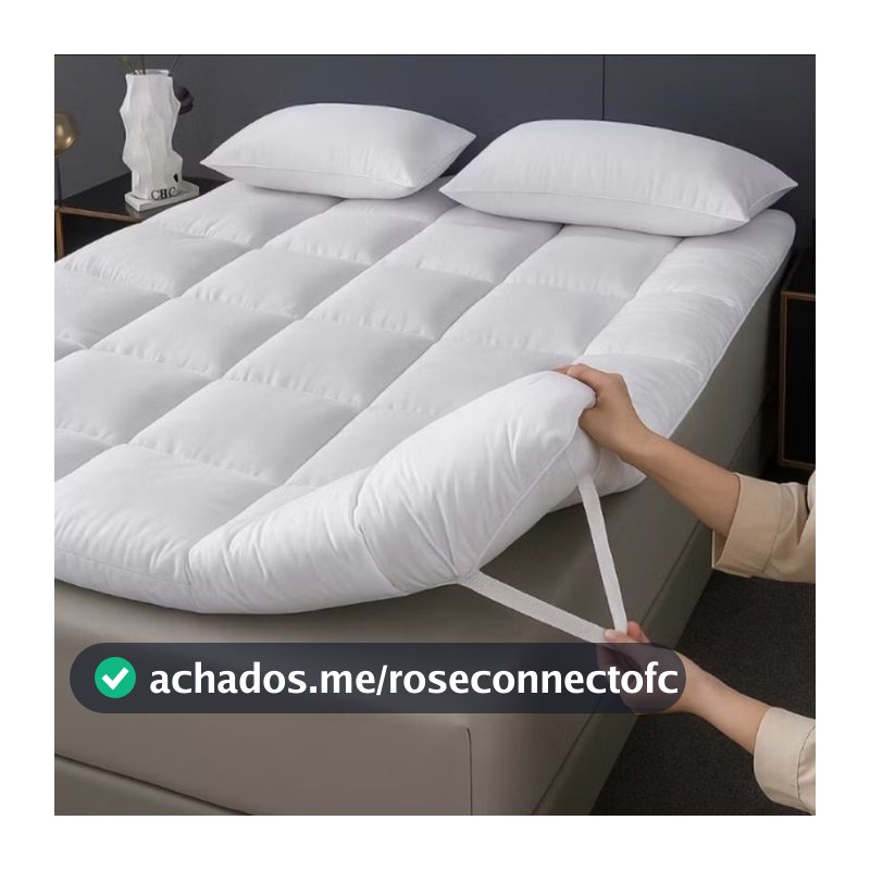 Pillow top cama solteiro, casal, Queen e king box protetor de colchão Toque de pluma 400 fios.