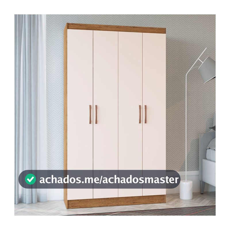 Armário Multiuso Dueto 4 Portas 8 Prateleiras 5000