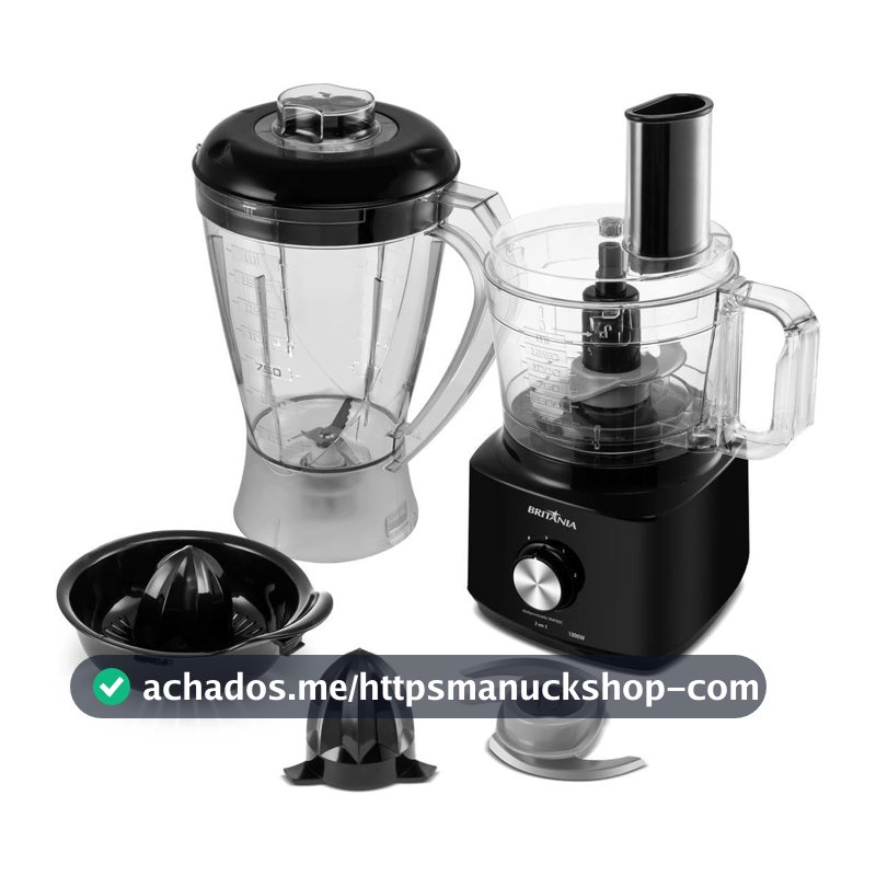 Multiprocessador Britânia BMP900C 3 em 1 Preto