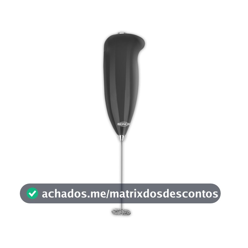 Mixer Brinox Descomplica 22x4,5x4,2 cm Preto - Fácil de usar