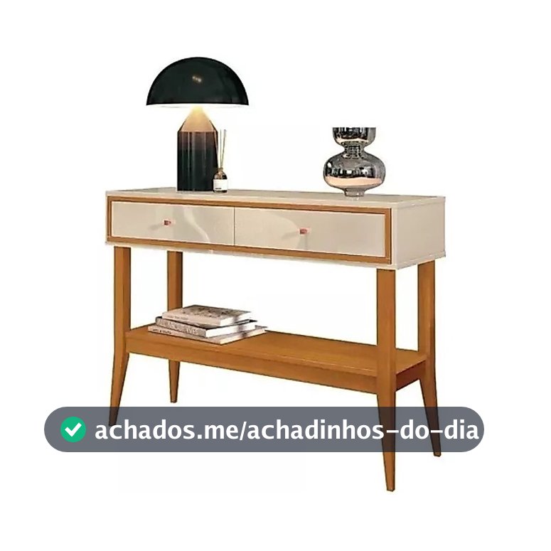 Aparador Buffet Balcão Bari Hall E Sala De Estar Com 2 Gavetas Edn