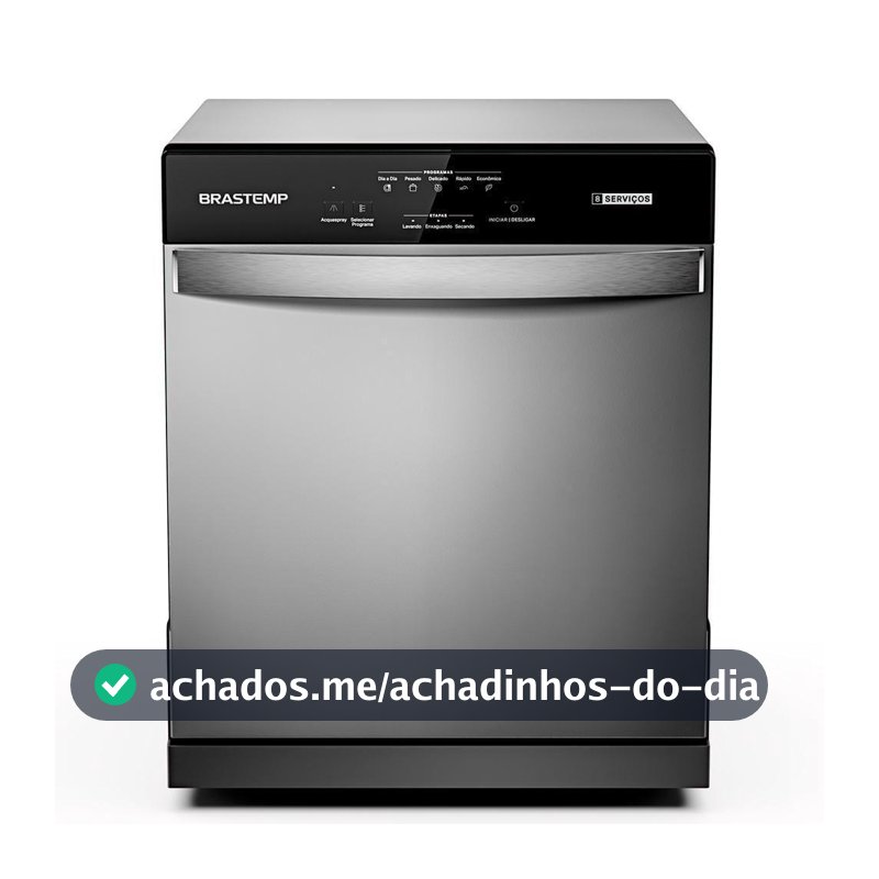 Lava Louças Brastemp 8 Serviços BLF08BS Cinza