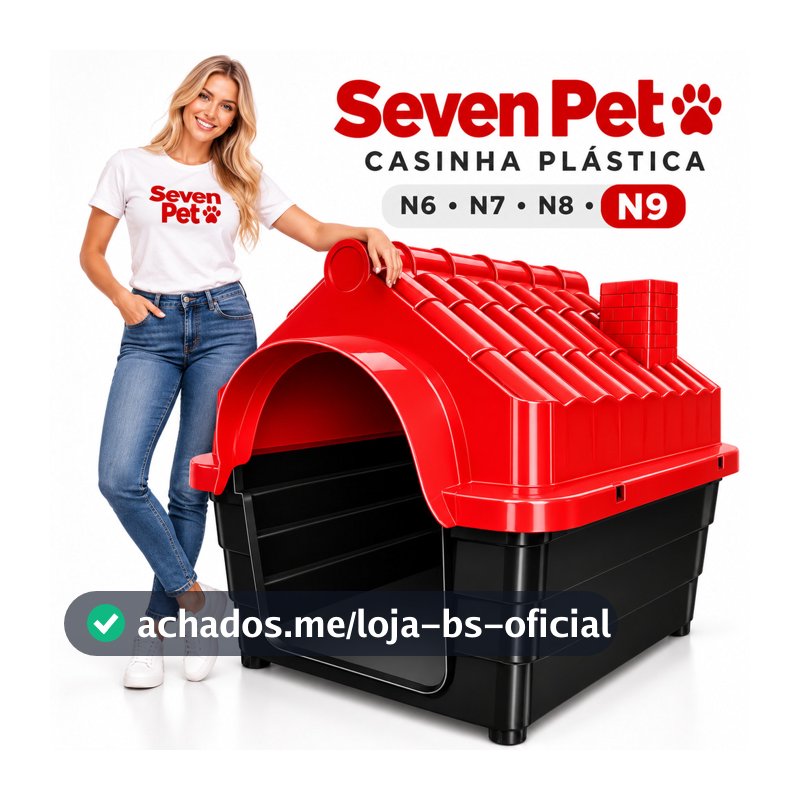 Casinha de Cachorro Grande Resistente N9 N8 N7 N6 Casinha para Cachorro Casa Mec Pet