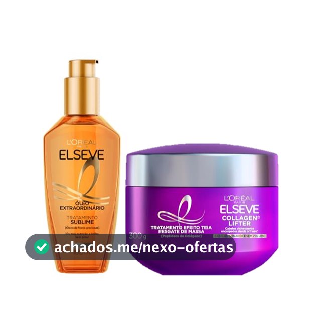 Kit Creme de Tratamento Colágeno Lifter + Óleo Extraordinário