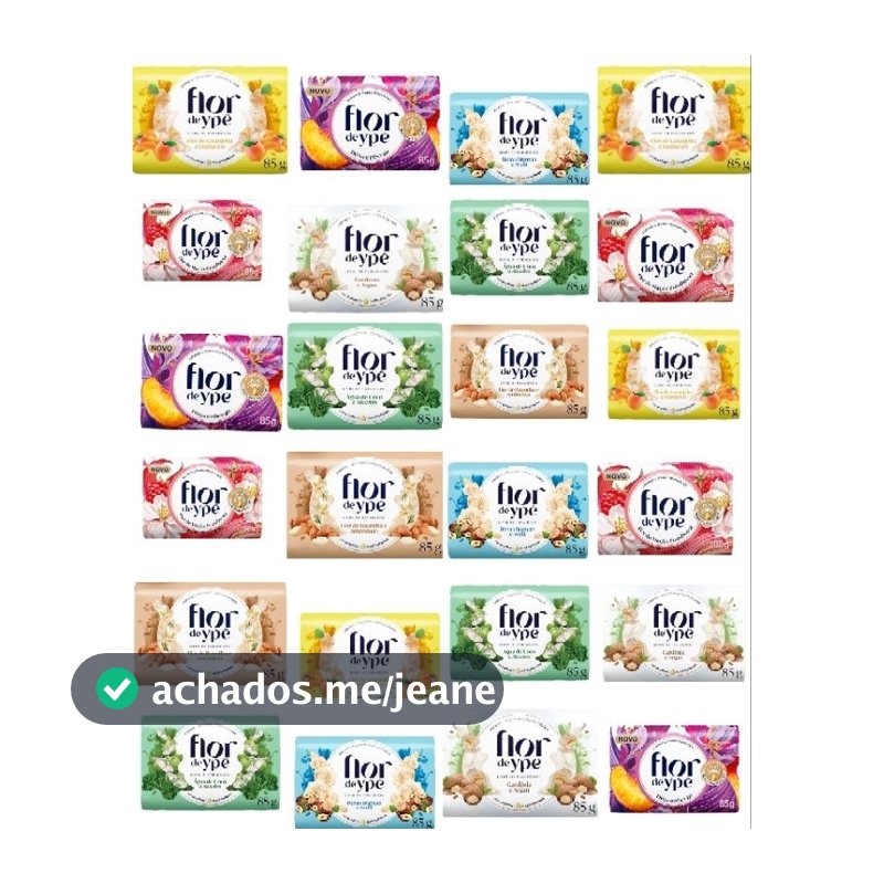 Kit Sabonete Flor de Ypê 85g - 12 Unidades ou 24 unidades (Atacado)