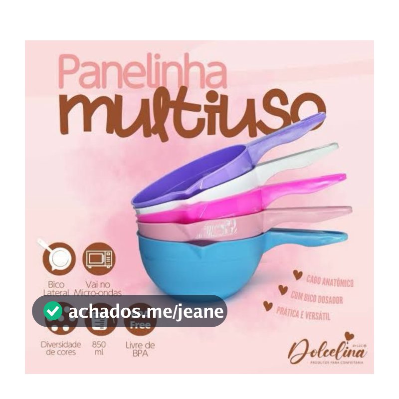 Panelinha Multiuso Confeitaria Derretedeira Para Doces Chocolate 850ml Varias Cores