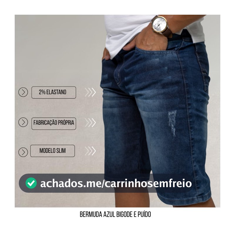 Bermuda Masculina Jeans Variações Tendências 2026 Shorts Jeans Masculino Verão Casual Presente Homem