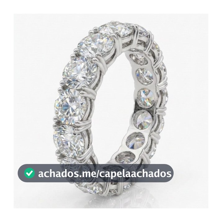 Anel Virgínia Em Prata 925 Com Zircônias Cristais