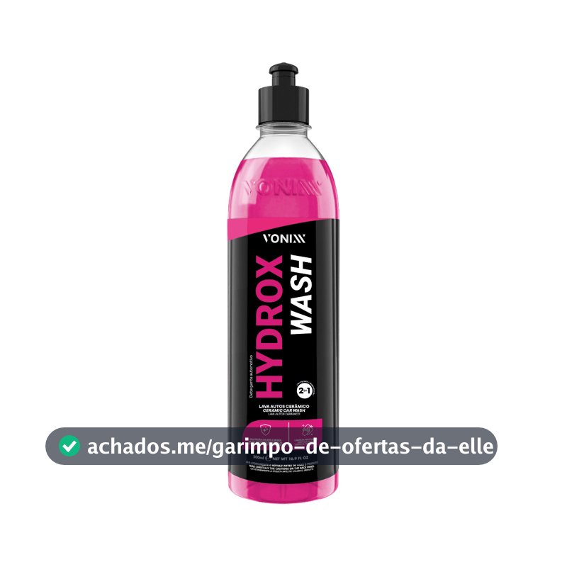 Hydrox Wash 500ml Lava Autos com Proteçao Selante