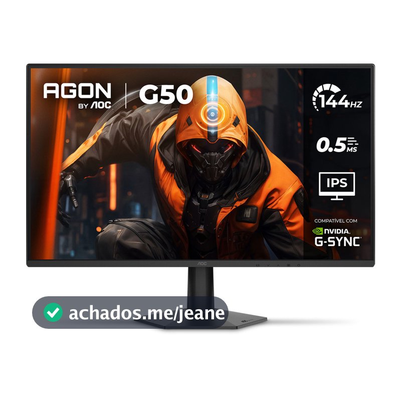 Monitor Gamer AOC AGON G50 27" 144Hz 0,5ms IPS HDR10 G-SYNC 27G50F