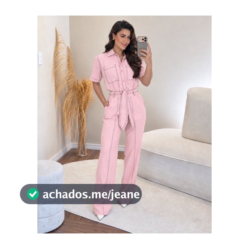 Conjunto Feminino Alfaiataria Pespontado – Camisa + Calça Social
