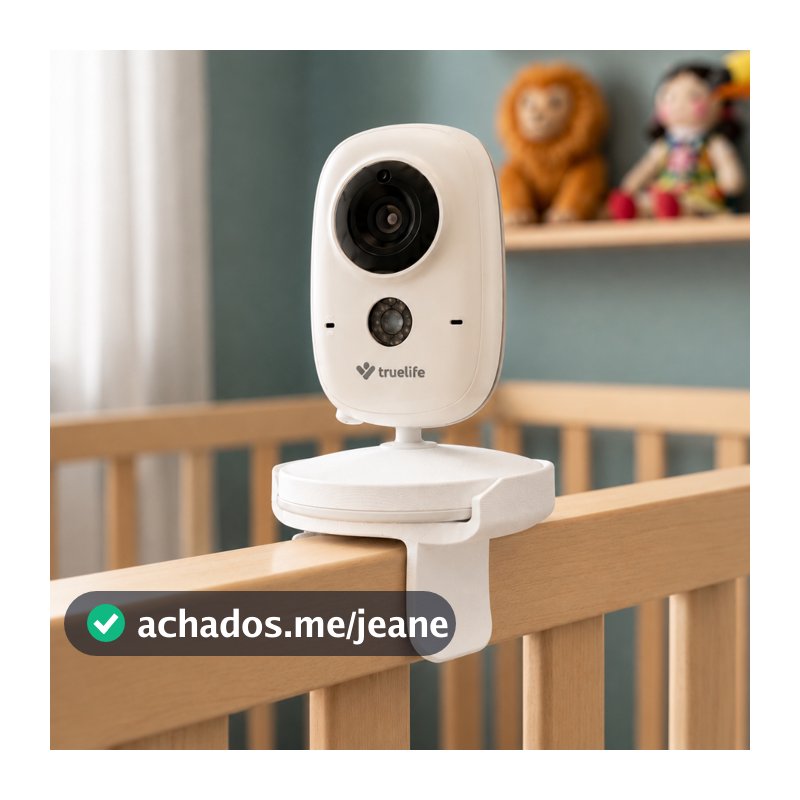Suporte para Babá Eletrônica Berço Universal Ajustável Sem Furos Fácil Instalar Baby Monitor
