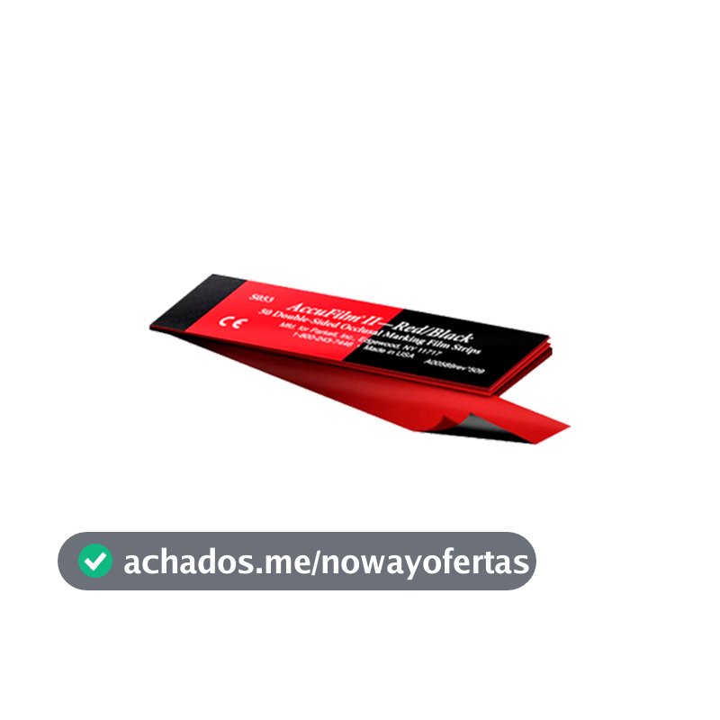 Papel Carbono Accufilm Vermelho/preto Bloco C/12 Folhas