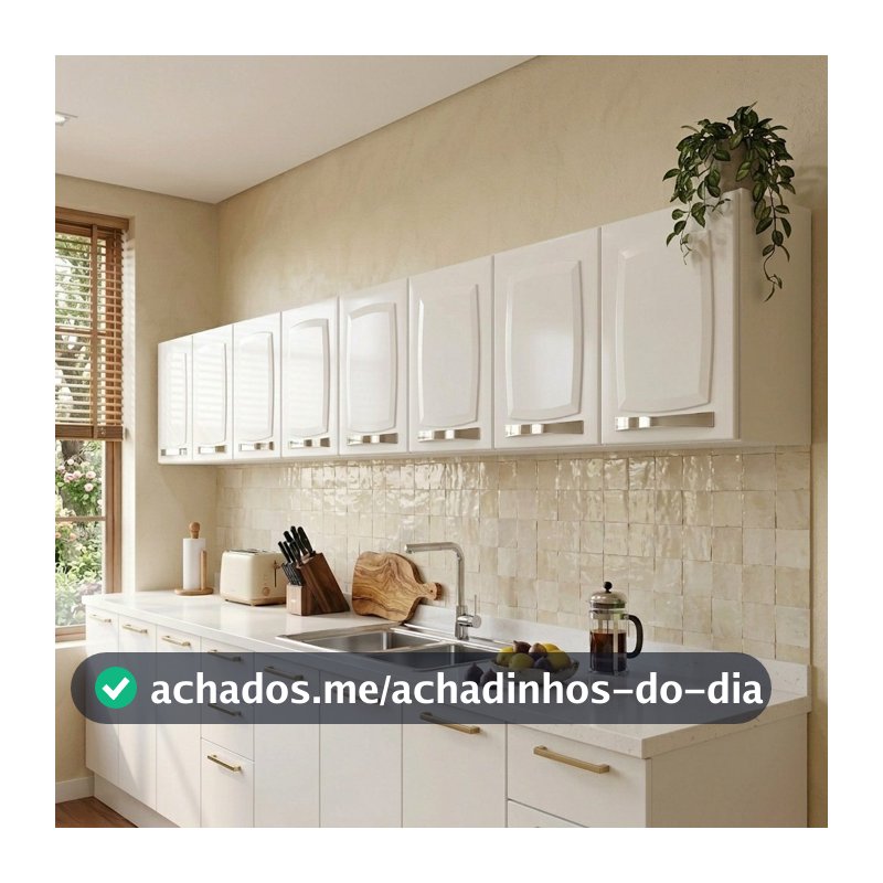 Armário de Cozinha Rose Aéreo Itatiaia 3, 6 ou 9 portas