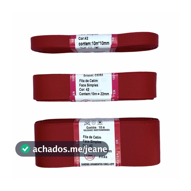 TRIO 30 Metros sanding- 10/22/38 PROMOÇÃO 10 Metros de Cada fita gorgurão Parte 1