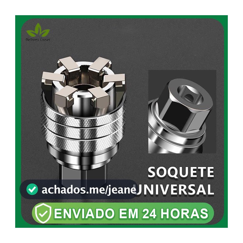 Soquete Universal Hexagonal Ajustável,Para Ferramentas De Perfuração E Catraca