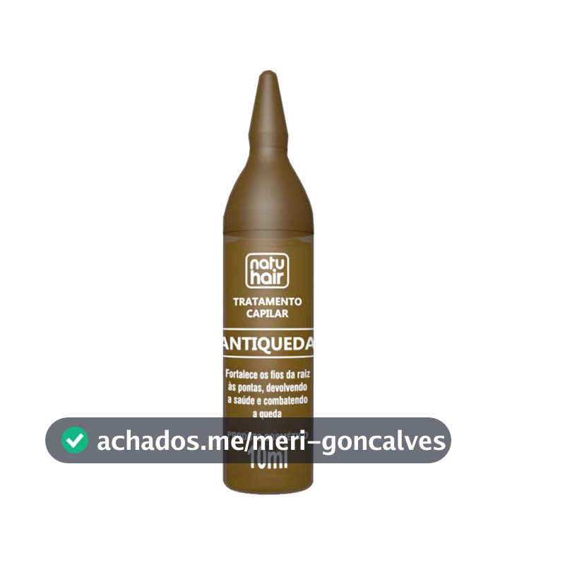Ampola de Tratamento Capilar Antiqueda Natuhair 10ml - (Unidade)