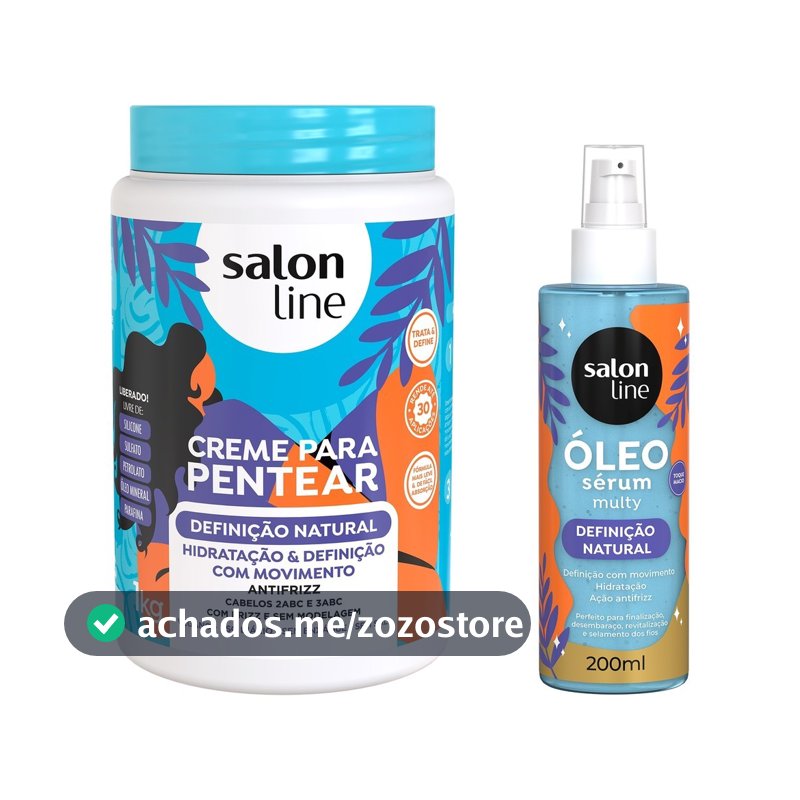 Kit Creme para Pentear + Óleo Definição Natural