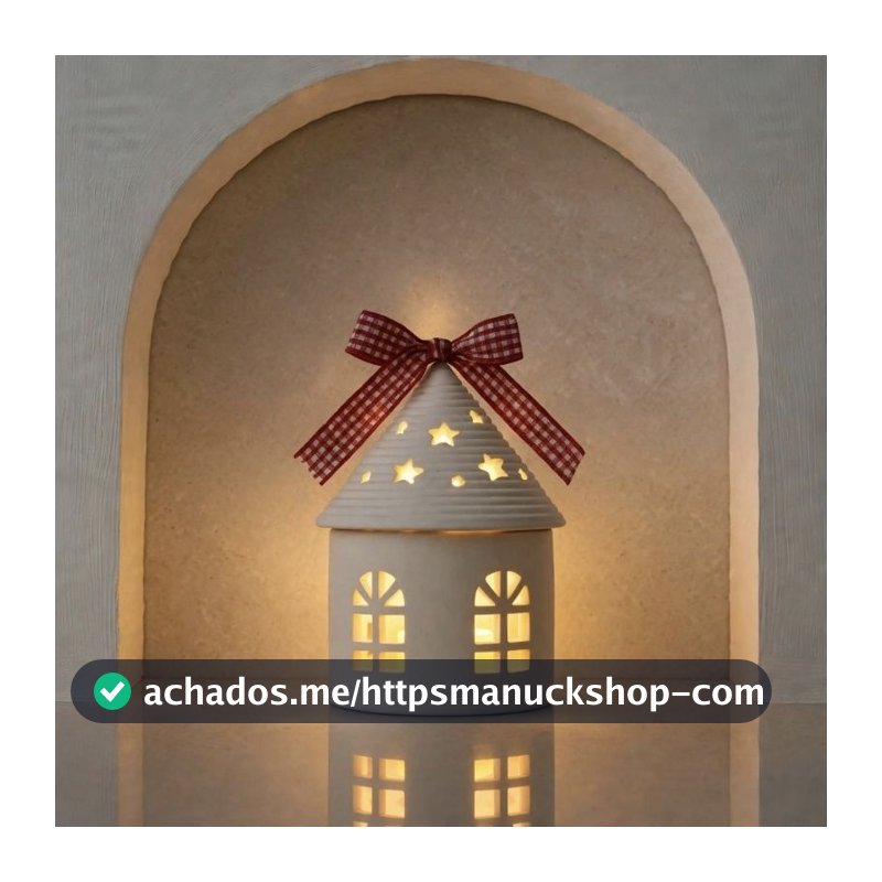 Casa estilo Escandinava Estrelada em gesso - Decoração