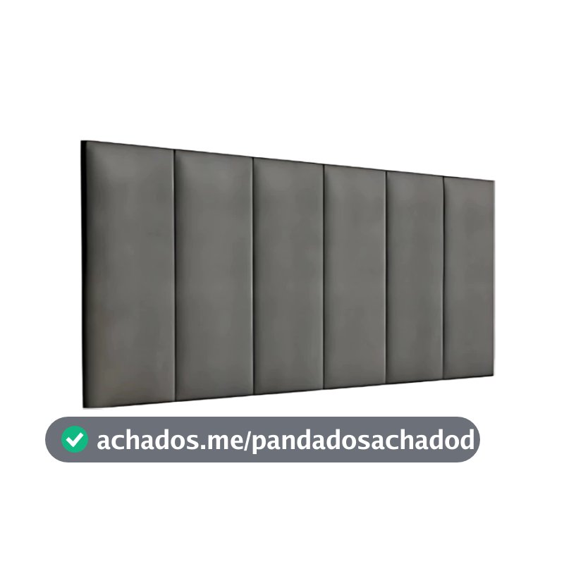 Kit Com Até 10 Placas de Cabeceira Modular Estofada 45X20  Cama King Queen Casal Solteiro Envio Full