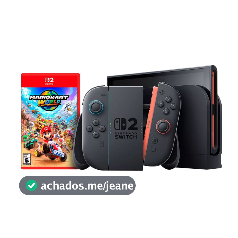 Console Nintendo Switch 2 256GB LCD Gray Novo Lacrado Lançamento NAO ENVIAMOS PRA CIDADE PB E PE