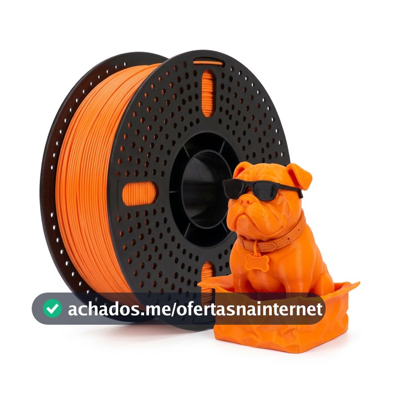 Filamento PLA Dourado V-Silk 3D 1Kg 1,75mm para Impressora 3D FDM