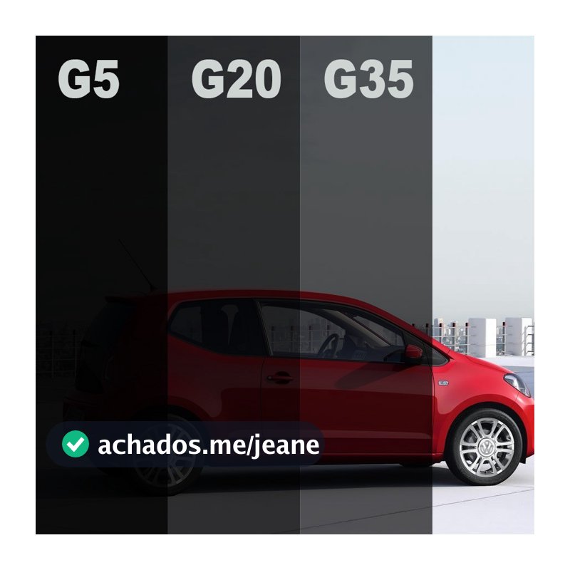 Insulfilm Película fume Automotiva e Residencial para vidros Janela, Portas, blindex G5/G20 ou G35
