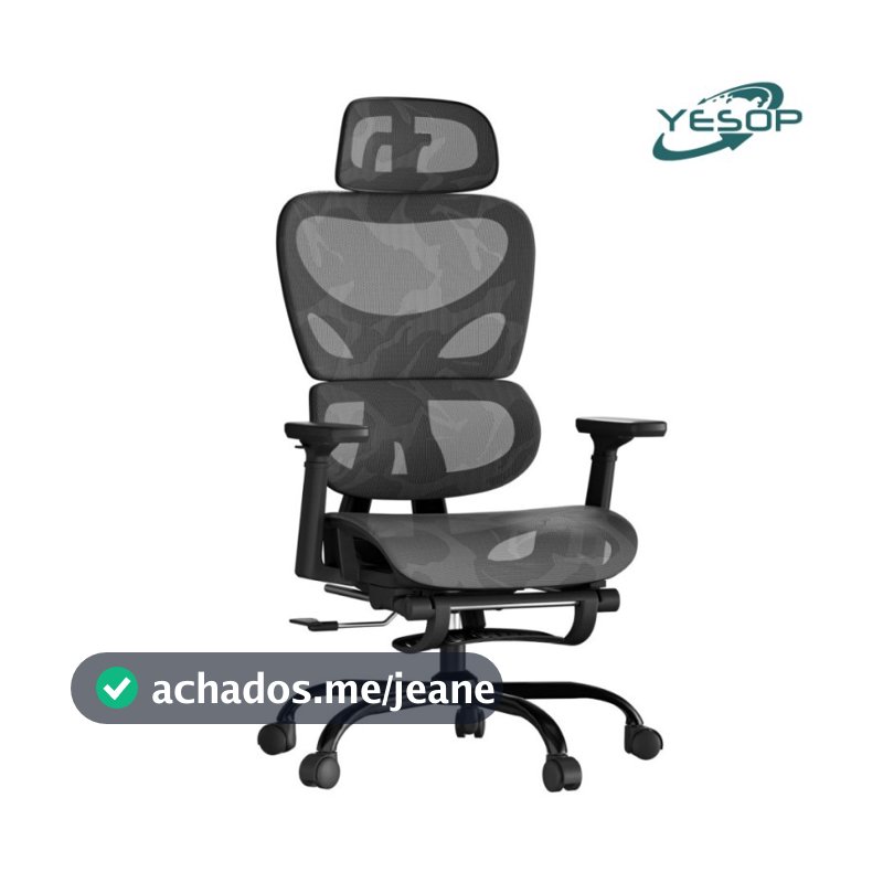 YESOP Cadeira Ergonômica Escritorio Gamer Cadeira Presidente Zero Gravity 150kg Y619